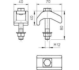 Зажим винтовой Гофмана