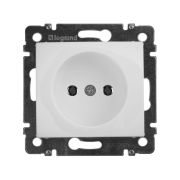 Розетка 1-м СП Valena 16А IP21 без заземл. на винтах механизм бел. IEK 774416