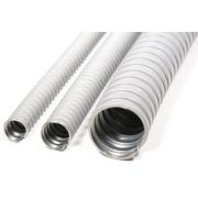 Металлорукав в ПВХ изоляции МРПИ НГ 20 d20мм без протяжки сер. (уп.50м) ГОФРОМАТИК zeta41921