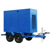 Дизельный генератор ТСС АД-520С-Т400-1РПМ9 (520(K)SAE1/14(M17) на прицепе
