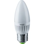 Лампа светодиодная 94 494 NLL-C37-7-230-4K-E27-FR 7Вт свеча 4000К нейтр. бел. E27 560лм 176-264В Navigator 94494