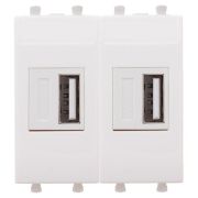 Устройство зарядное USB 2мод. 2.1А Avanti «Белое облако» DKC 4400542