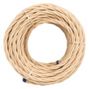Провод ретро 3х1.5 матов. зол./песочн. (уп.20м) Bironi B1-434-719-20
