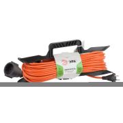 Удлинитель-шнур на рамке 1х30м без заземл. 10А IP20 UFx-1-2х1.0-30m ПВС 2х1 Эра Б0043041